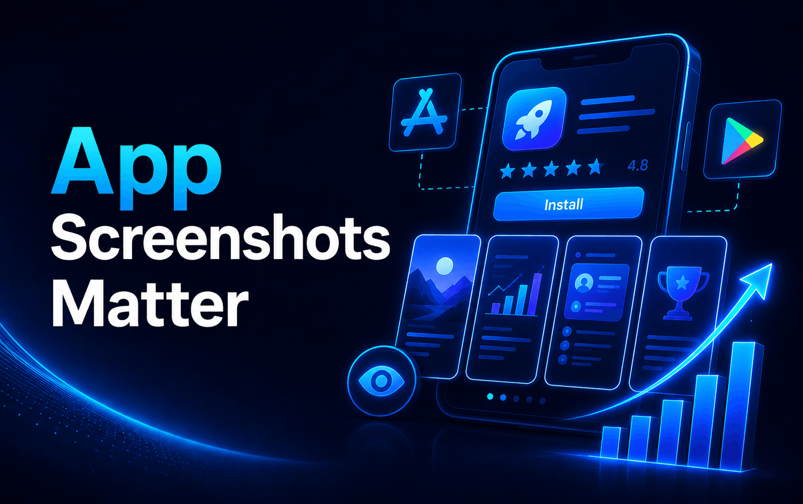 How Important Are App Store and Google Play Screenshots for App Installs?