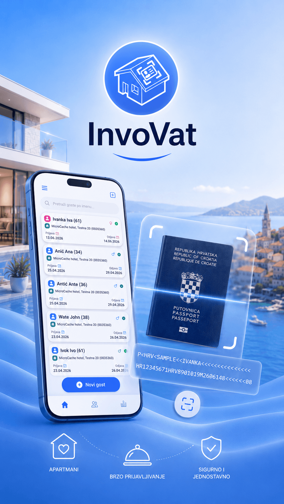 InvoVat - Apartments and Hotels: Faster Guest Check-In